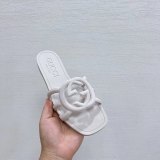 Women's GG Thin Bottom Non-slip Sandals Slippers White