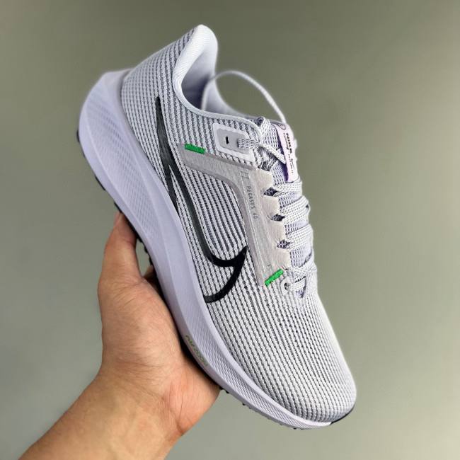 Zoom Pegasus 40 Low Top Mesh Breathable Comfortable Running Shoes Light Purple