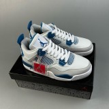 Air Jordan 4 Retro Military Blue White Gray 2024 FV5029-141