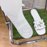 Women's GG Thin Bottom Non-slip Sandals Slippers White