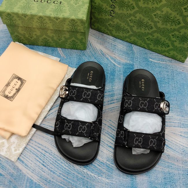 Women's GG Non-slip Sandals Slippers Black