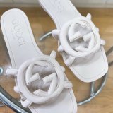 Women's GG Thin Bottom Non-slip Sandals Slippers White