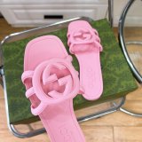 Women's GG Thin Bottom Non-slip Sandals Slippers Pink