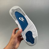 Air Jordan 4 Retro Military Blue White Gray 2024 FV5029-141