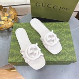 Women's GG Thin Bottom Non-slip Sandals Slippers White