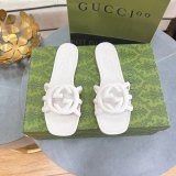 Women's GG Thin Bottom Non-slip Sandals Slippers White