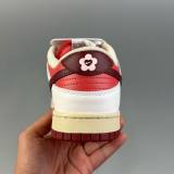 SB Dunk Low Retro Low Top Casual Sneakers White&Red HF0736 161