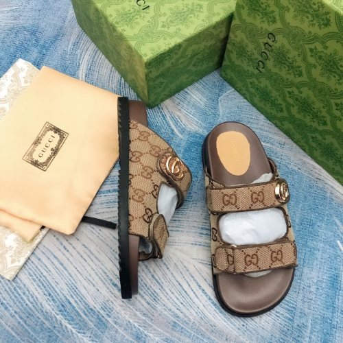 Women's GG Non-slip Sandals Slippers Khaki