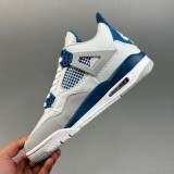 Air Jordan 4 Retro Military Blue White Gray 2024 FV5029-141