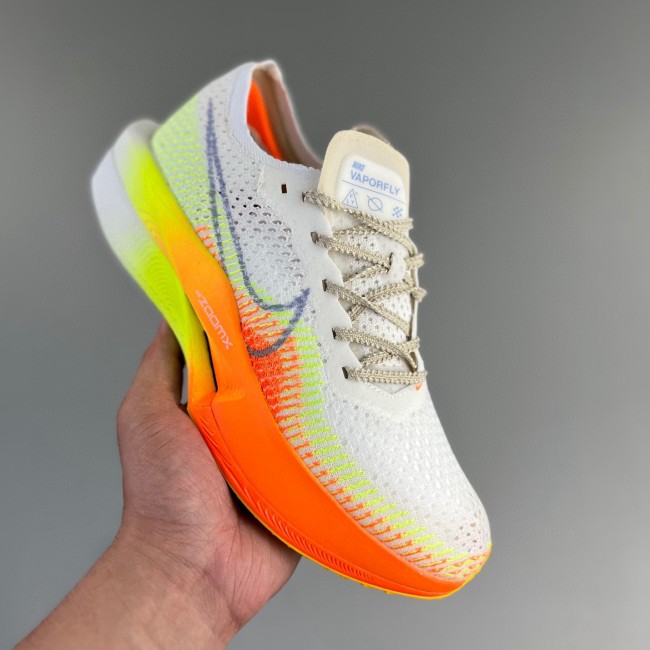 ZoomX Vaporfly Next% 3 Casual Sports Running Shoes White Orange