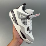 A Ma Maniere x Air Jordan 4 Retro  Burgundy  Casual Sports Shoes Gray White FZ4810-001