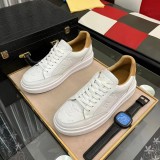 Men's Beverly Hills Casual Sports Shoes White Brown