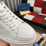 Men's Beverly Hills Casual Sports Shoes White Brown