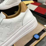 Men's Beverly Hills Casual Sports Shoes White Brown