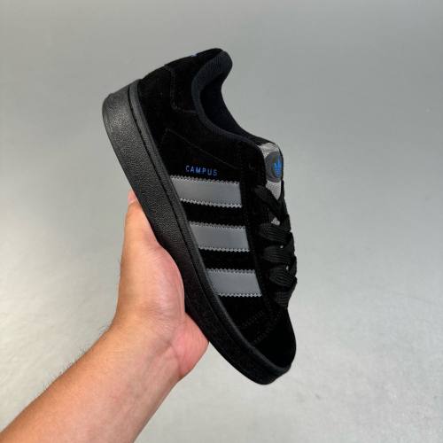 Originals Campus 00sRetro Low-cut Suede Casual Sneakers Black&Gray ID2064
