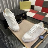 Men's Vintage Check Panelled Casual Sneakers White