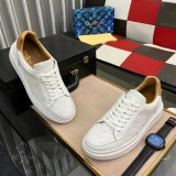 Men's Beverly Hills Casual Sports Shoes White Brown