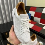 Men's Beverly Hills Casual Sports Shoes White Brown