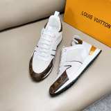 Men's Run Away Casual Sneakers White Brown
