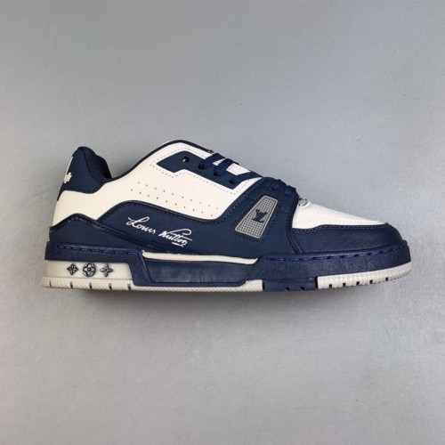 Trainer Sneaker Low Blue White