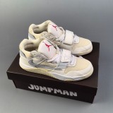 Wmns Air Jordan Cut The Check Casual Sneakers Beige Grey FZ8117 003
