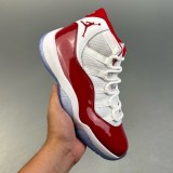 Air Jordan 11 High Cherry Casual Sneakers Red White CT8012-116