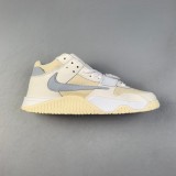 Wmns Air Jordan Cut The Check Casual Sneakers Beige Grey FZ8117 003