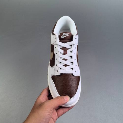 SB Dunk Low Jumpman Retro Low-cut Skate Sneakers White&Brown HF4292-100