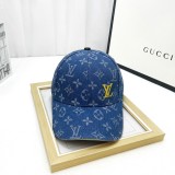 Embroidered Logo Adjustable Denim Sports Hat Baseball Cap 323