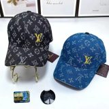 Embroidered Logo Adjustable Denim Sports Hat Baseball Cap 323