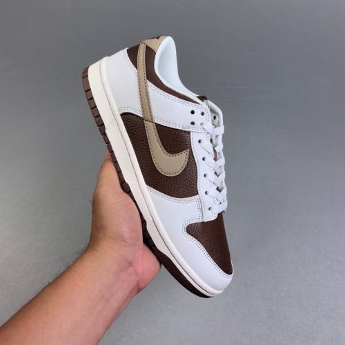 SB Dunk Low Jumpman Retro Low-cut Skate Sneakers White&Brown HF4292-100