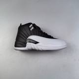 Air jordan 12 Retro High Top Cushioned Sneaker Black Gray CT8013-019