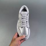 AJ1 Low Top Retro Versatile Sneakers Gray CZ0790 002