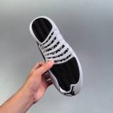 Air jordan 12 Retro High Top Cushioned Sneaker Black Gray CT8013-019
