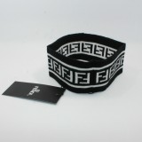 Wide Edge Headpiece Jacquard Logo Sport Knit Hairband 124#