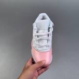 AJ11 Retro Low Top Versitile Sneakers Pink White AH7860-160