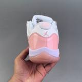 AJ11 Retro Low Top Versitile Sneakers Pink White AH7860-160