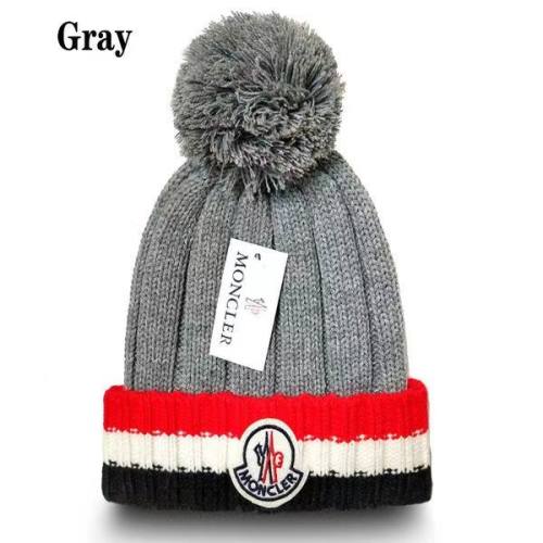 women’s Ribbed Fur Pom Knit Cap Cuffed Beanie Winter Soft Warm 022#