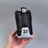 Air jordan 12 Retro High Top Cushioned Sneaker Black Gray CT8013-019