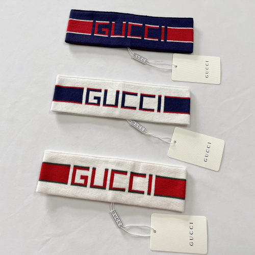 Wide Edge Headpiece Jacquard Logo Sport Knit Hairband 125# 6.5cm