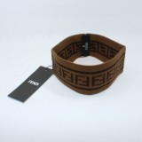 Wide Edge Headpiece Jacquard Logo Sport Knit Hairband 124#