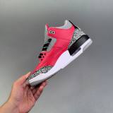 AJ3 Retro Mid Top Sports Basketball Sneakers Red&Gray CK5692-600