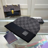 One Point Knit Cap Cuffed Beanie Winter Soft Warm Unisex 223#