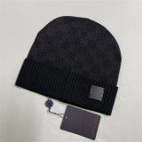 One Point Knit Cap Cuffed Beanie Winter Soft Warm Unisex 223#