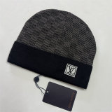 One Point Knit Cap Cuffed Beanie Winter Soft Warm Unisex 201#