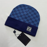 One Point Knit Cap Cuffed Beanie Winter Soft Warm Unisex 201#
