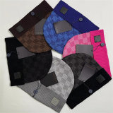 One Point Knit Cap Cuffed Beanie Winter Soft Warm Unisex 223#
