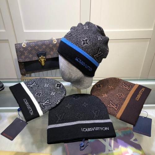 One Point Knit Cap Cuffed Beanie Winter Soft Warm Unisex 202#