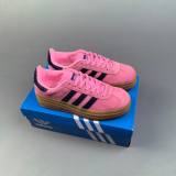 AD Originals Gazelle Bold Low Top Skate Sneakers Pink&Black IE0429