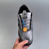 Skate Sneakers Silver Black